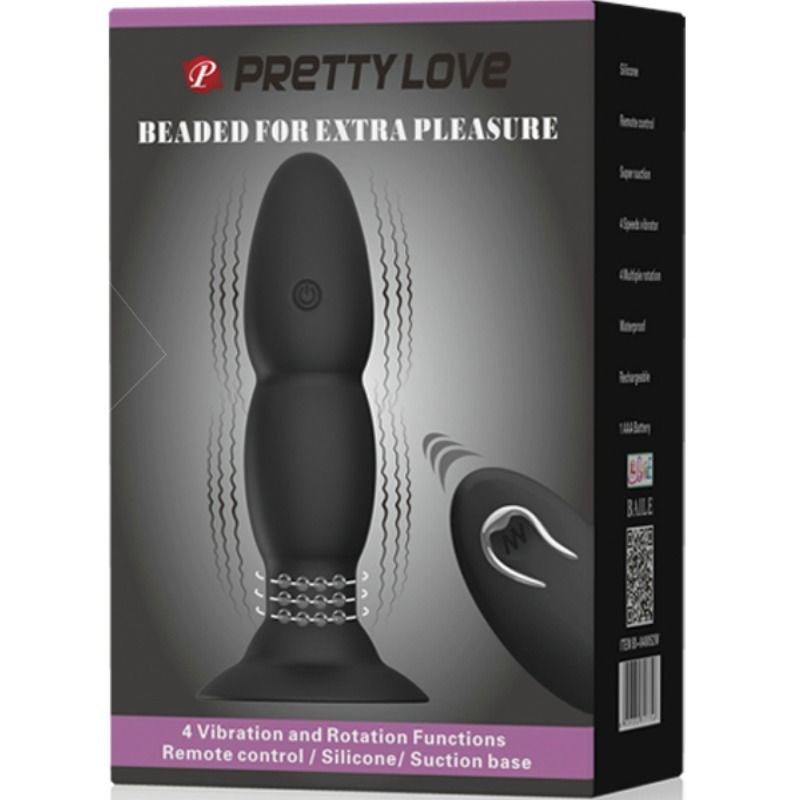 PRETTY LOVE - PLUG VIBRADOR Y ROTACIÓN POR CONTROL REMOTO - Imagen 6