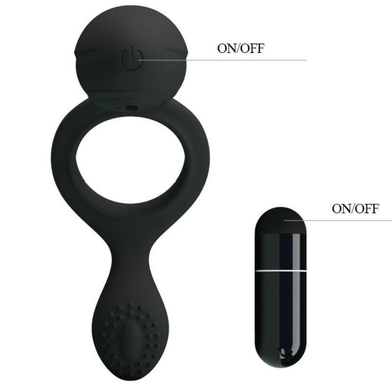 PRETTY LOVE - ETHEL ANILLO VIBRADOR CON ESTIMULADOR - Imagen 6