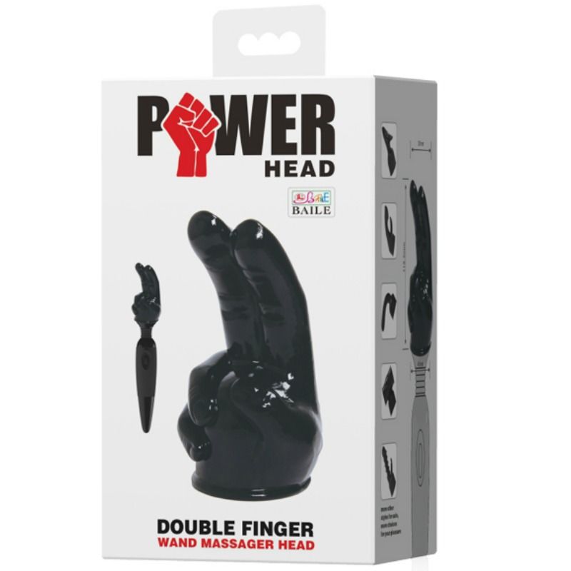 BAILE - POWER HEADCABEZAL INTERCAMBIABLE PARA MASAJEADOR DISEÑO MANO - Imagen 6