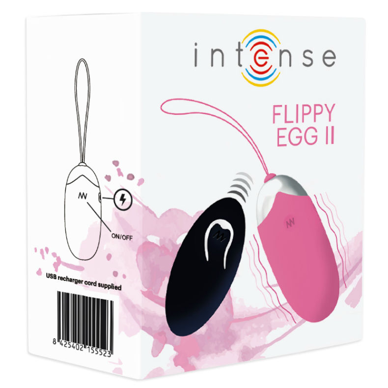 INTENSE - FLIPPY II HUEVO RECARGABLE REMOTO ROSA - Imagen 4
