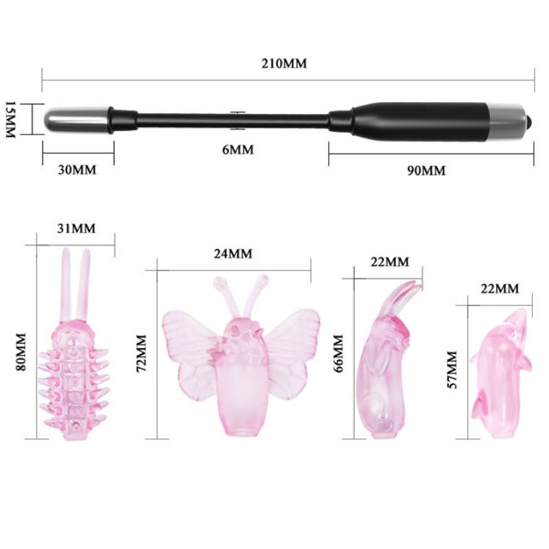 BAILE - WIZARD MAGIC WAND ESTIMULADOR CON VIBRACIÓN - Imagen 7