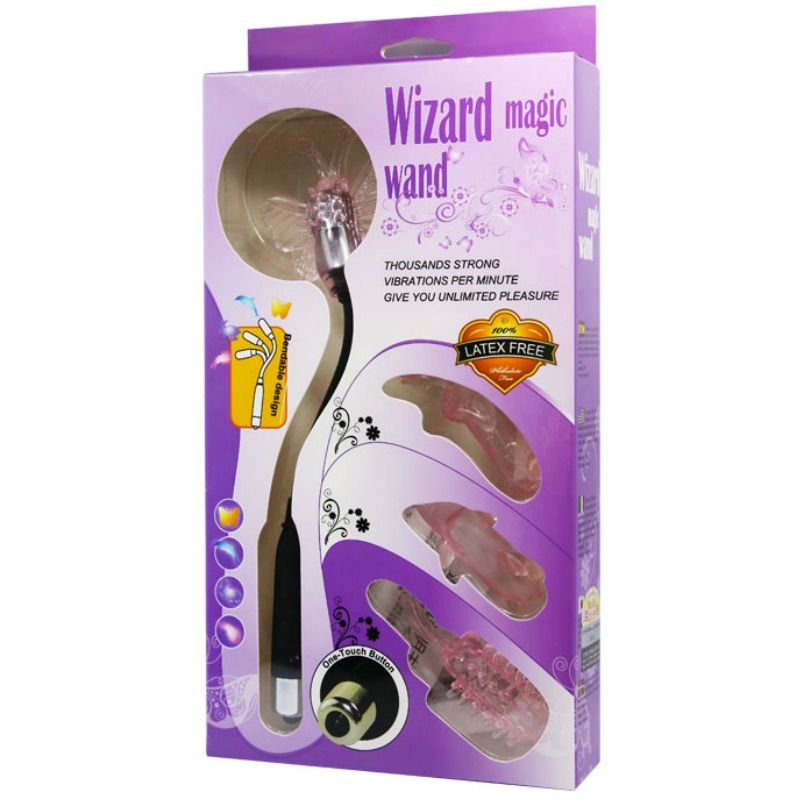BAILE - WIZARD MAGIC WAND ESTIMULADOR CON VIBRACIÓN - Imagen 6