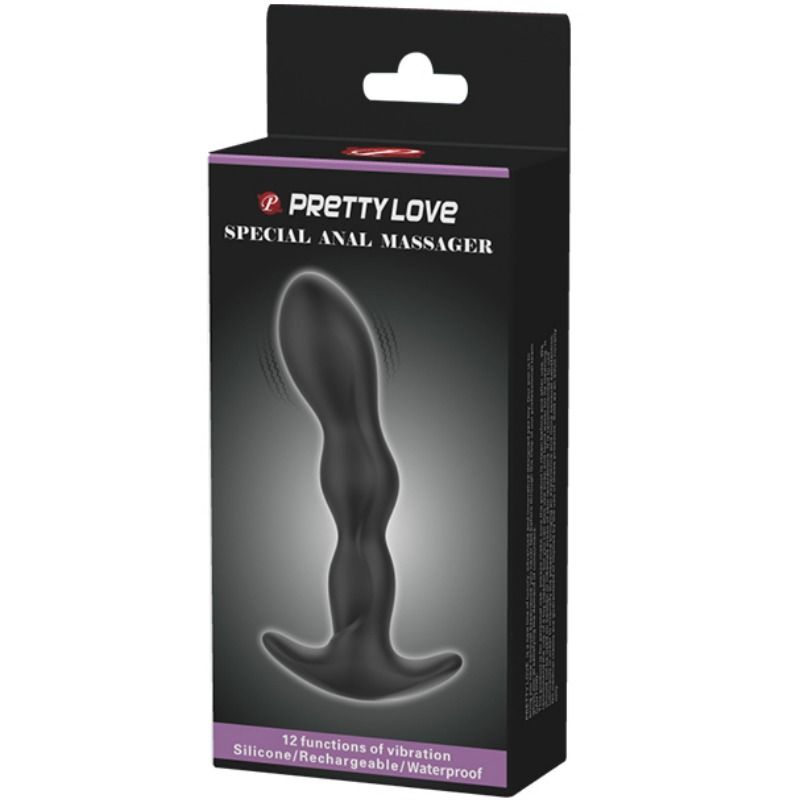 PRETTY LOVE - MASAJEADOR ANAL 12 MODOS VIBRACIÓN - Imagen 3