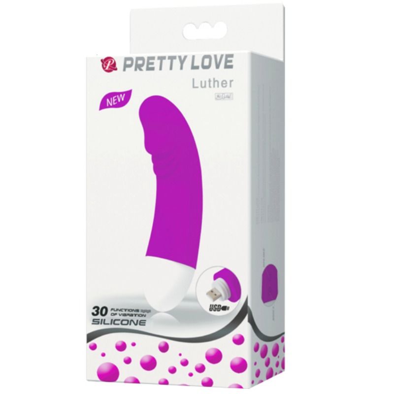 PRETTY LOVE - LUTHER MINI VIBRADOR 30 MODOS VIBRACIÓN - Imagen 9