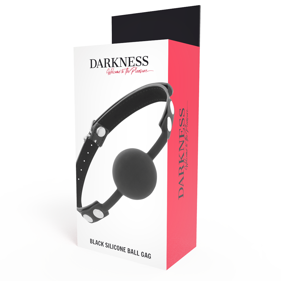 DARKNESS - MORDAZA SILICONA NEGRO - Imagen 4