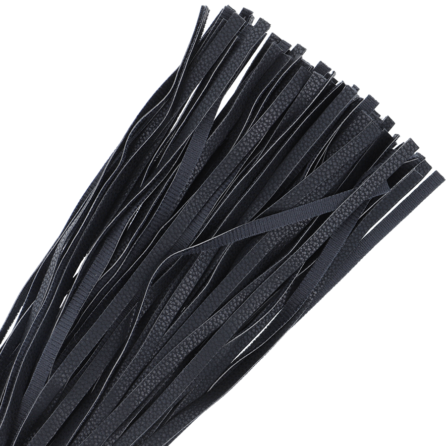 DARKNESS - LÁTIGO BONDAGE NEGRO 42CM LEATHER - Imagen 3