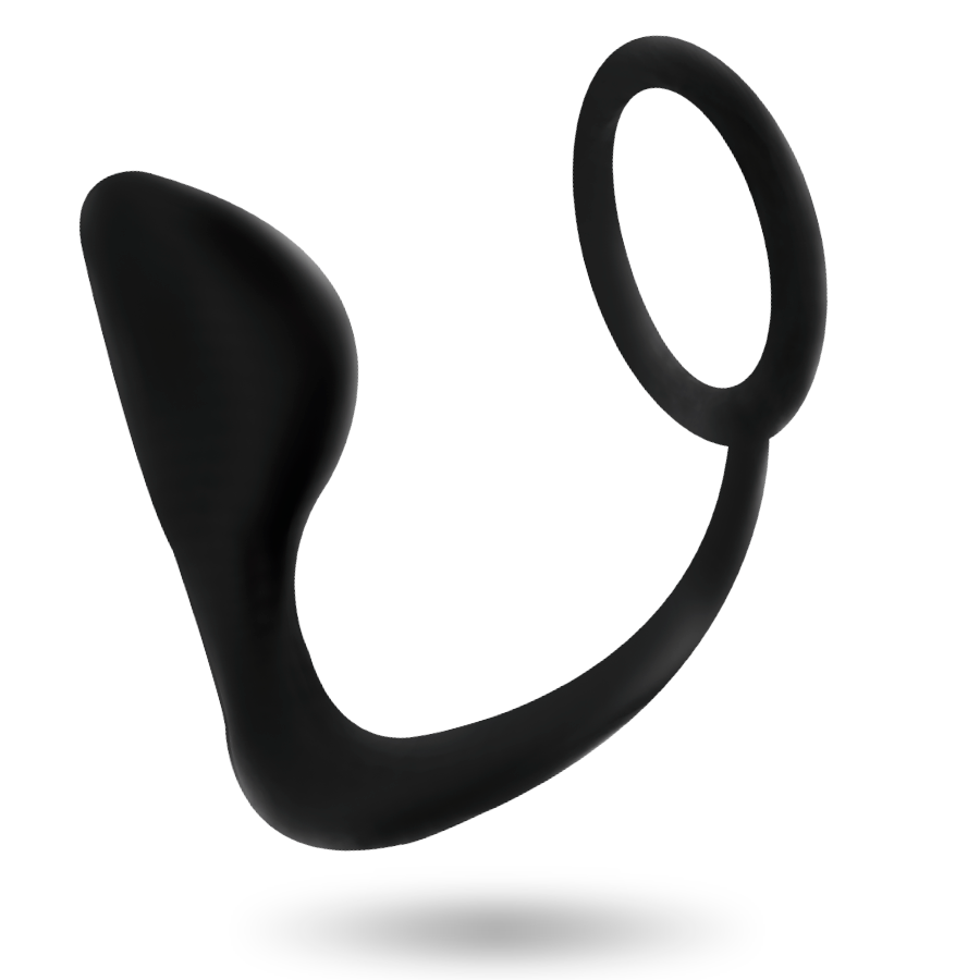 ADDICTED TOYS - PLUG ANAL CON ANILLO PENE NEGRO - Imagen 2
