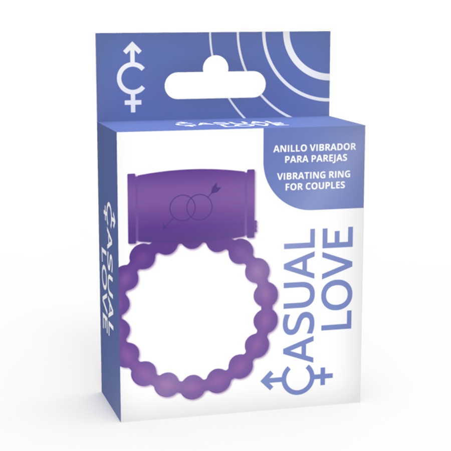 CASUAL LOVE - 25 ANILLO VIBRADOR PAREJAS VIOLETA - Imagen 3