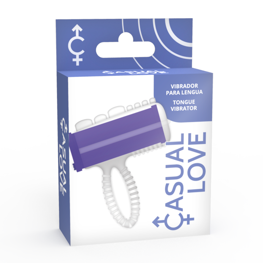 CASUAL LOVE - RING VIBRADOR LENGUA LILA - Imagen 2