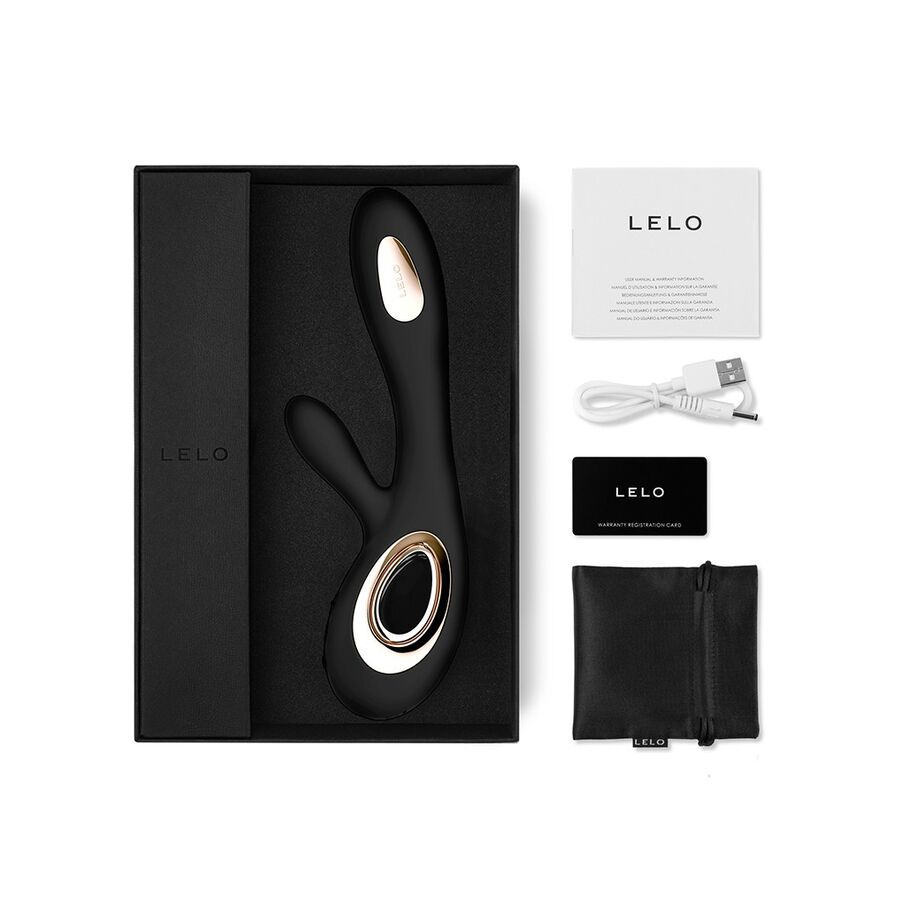 LELO - SORAYA WAVE VIBRADOR RABBIT NEGRO - Imagen 3