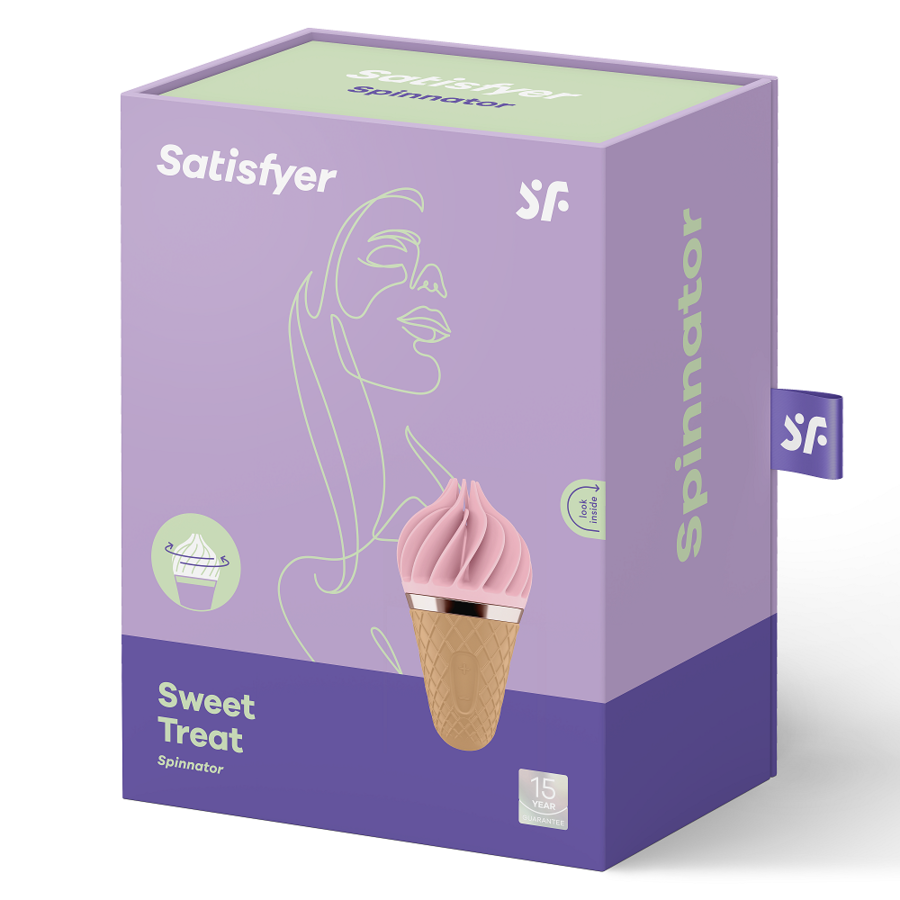 SATISFYER - SWEET TREAT SPINNATOR NEGRO - Imagen 2