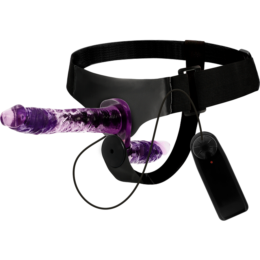 HARNESS ATTRACTION - RODNEY DOBLE PENETRACIÓN VIBRADOR 18 CM -O- 3.5 CM - Imagen 4