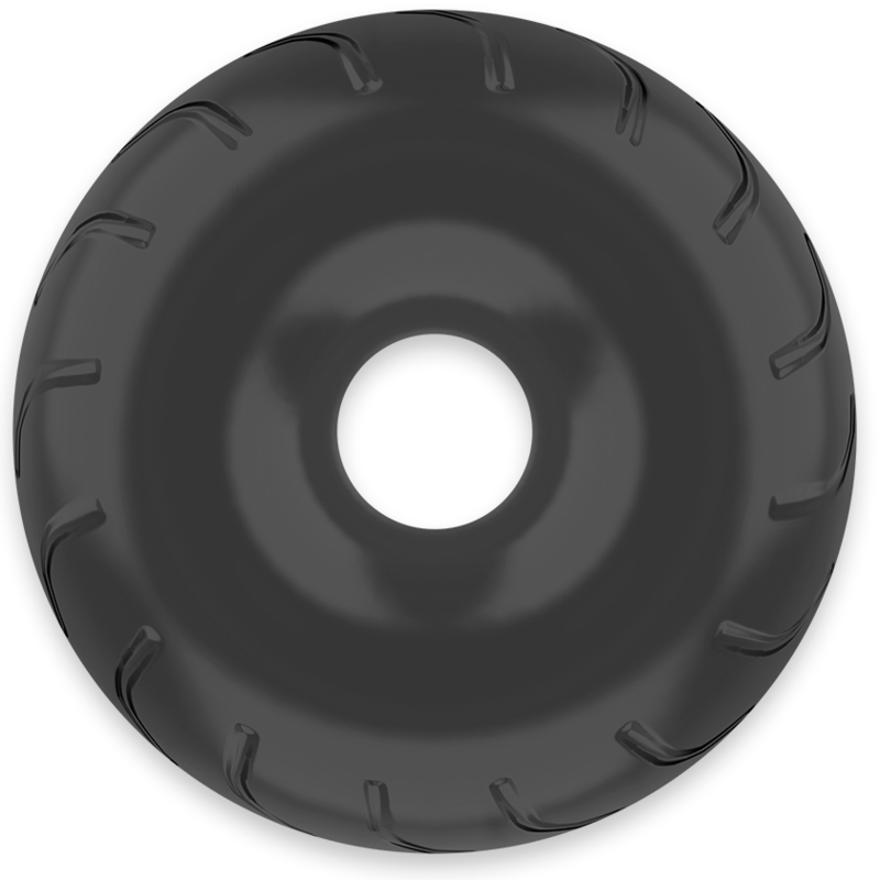 POWERING - SUPER FLEXIBLE Y RESISTENTE ANILLO PENE 5CM PR08 NEGRO - Imagen 8
