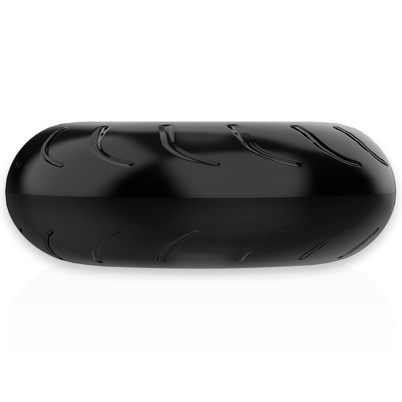 POWERING - SUPER FLEXIBLE Y RESISTENTE ANILLO PENE 5CM PR08 NEGRO - Imagen 5