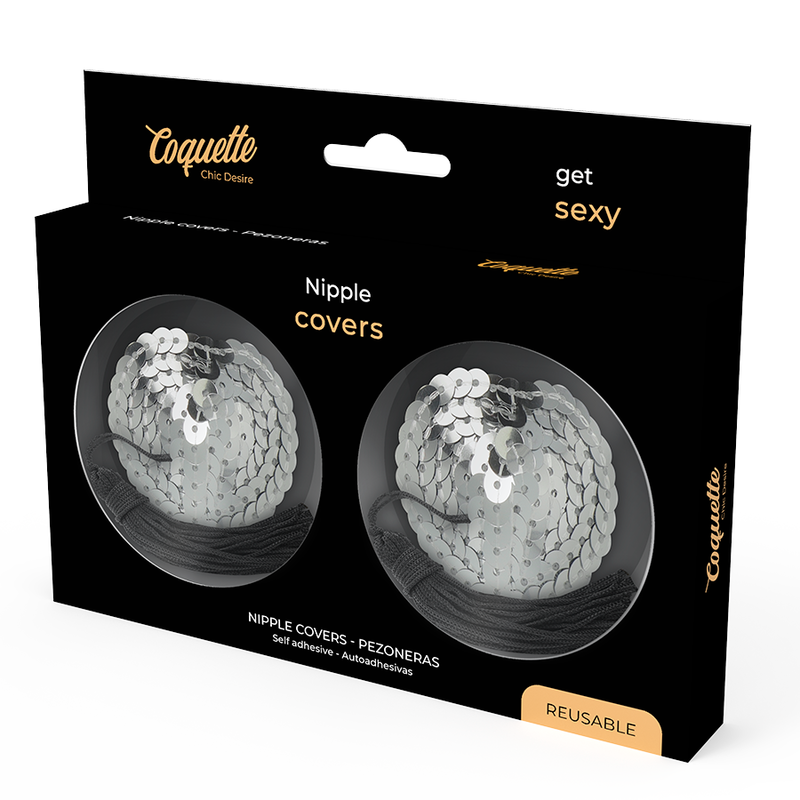 COQUETTE CHIC DESIRE - CUBRE PEZONES SILVER - Imagen 3