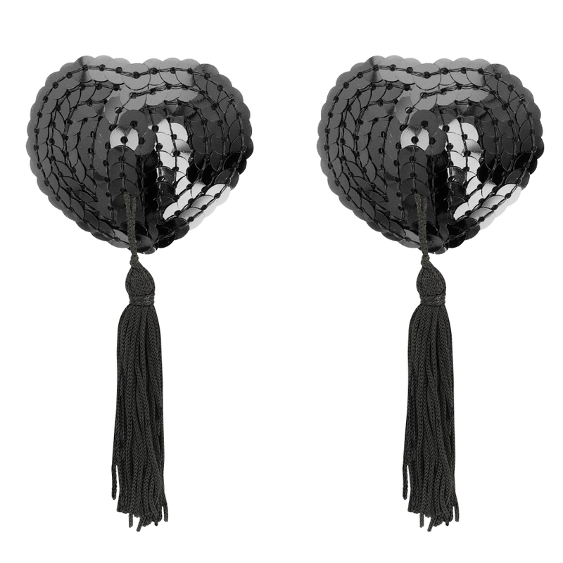 COQUETTE CHIC DESIRE - CUBRE PEZONES NEGRO LENTEJUELAS - Imagen 2
