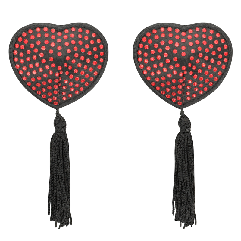 COQUETTE CHIC DESIRE - CUBRE PEZONES ROJO / NEGRO - Imagen 3