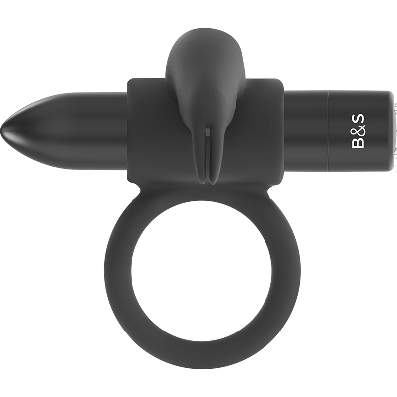 BLACK&SILVER - BURTON ANILLO 10 MODOS VIBRACIÓN NEGRO - Imagen 2