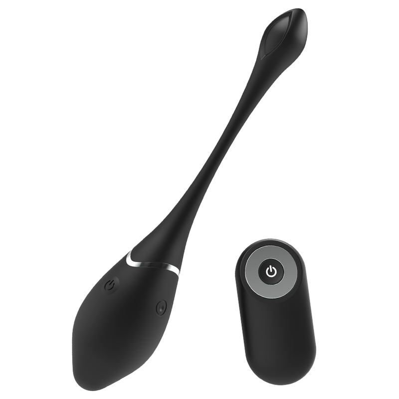 BLACK&SILVER - JENELL HUEVO VIBRADOR RECARGABLE - Imagen 6