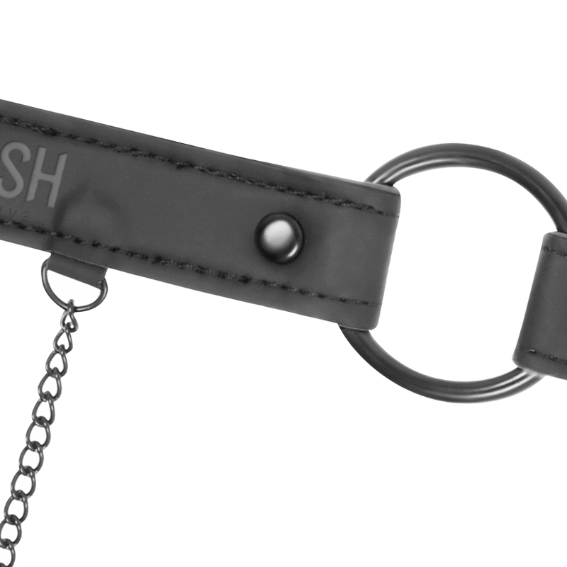 FETISH SUBMISSIVE - ANILLA MORDAZA CON PINZAS PARA PEZONES - Imagen 6