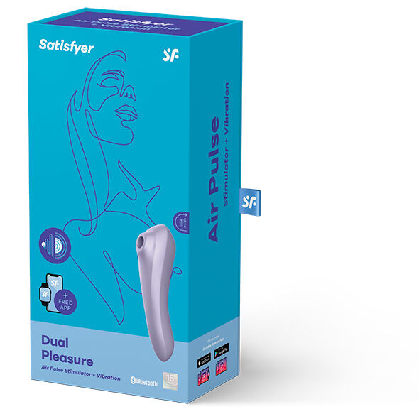 SATISFYER - DUAL PLEASURE AIR PULSE VIOLETA - Imagen 4