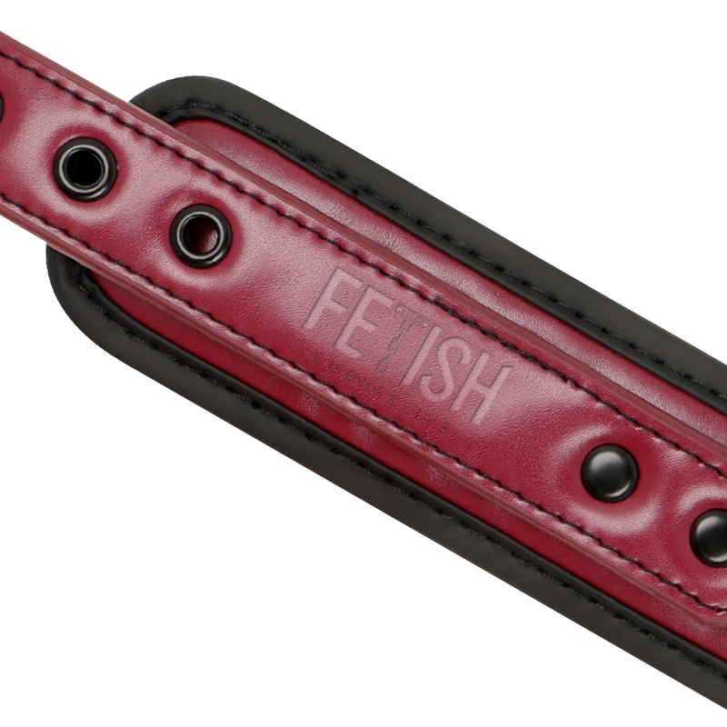 FETISH SUBMISSIVE DARK ROOM - COLLAR CON CADENA CON FORRO DE NEOPRENO - Imagen 5