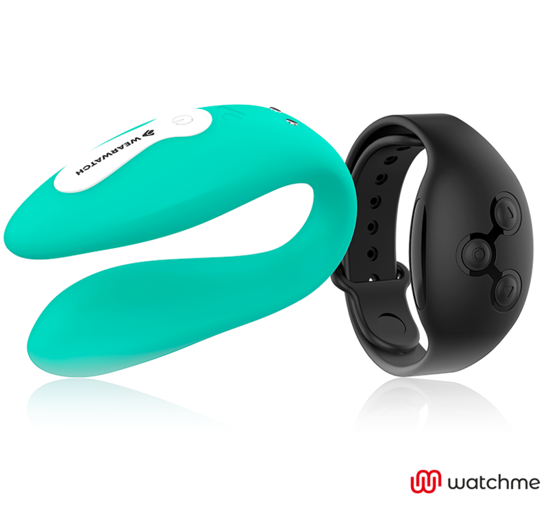 WEARWATCH - VIBRADOR DUAL TECHNOLOGY WATCHME AGUAMARINA / AZABACHE - Imagen 7