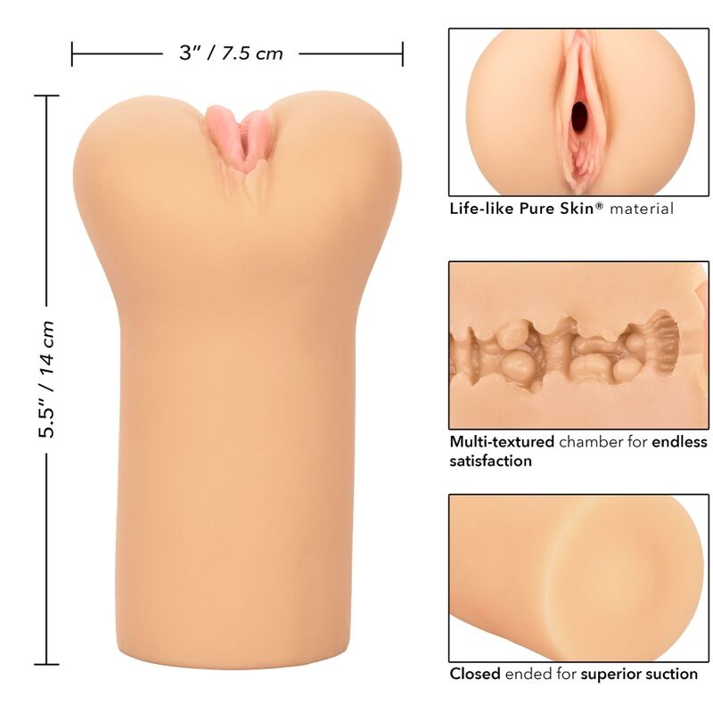 CALEXOTICS - BOUNDLESS VULVA MASTURBADOR TONO LIGHT - Imagen 7