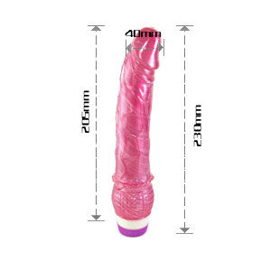 BAILE - VIBRADOR ROJO REALÍSTICO 23 CM - Imagen 2