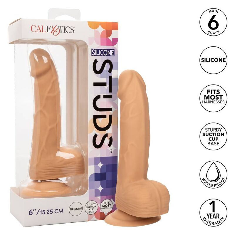CALEXOTICS - SILICONE STUDS 15.24 CM SKIN - Imagen 2
