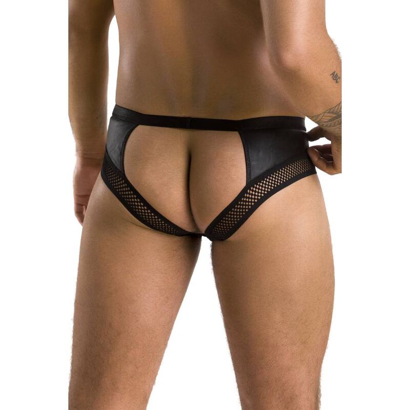 PASSION - 030 SLIP ABIERTO TOM NEGRO L/XL - Imagen 6