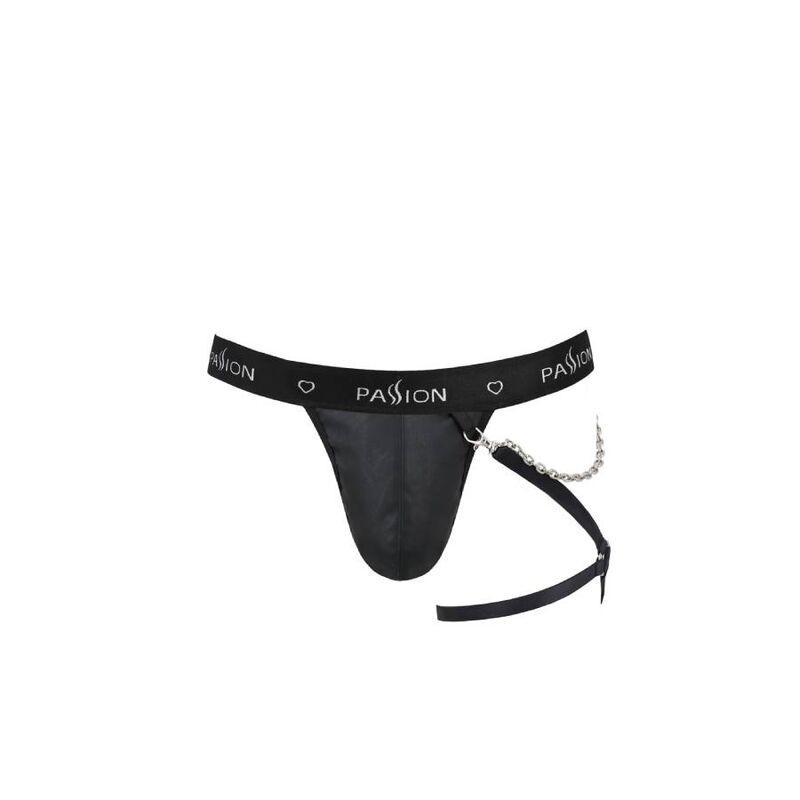PASSION - 058 TANGA BILL NEGRO S/M - Imagen 4
