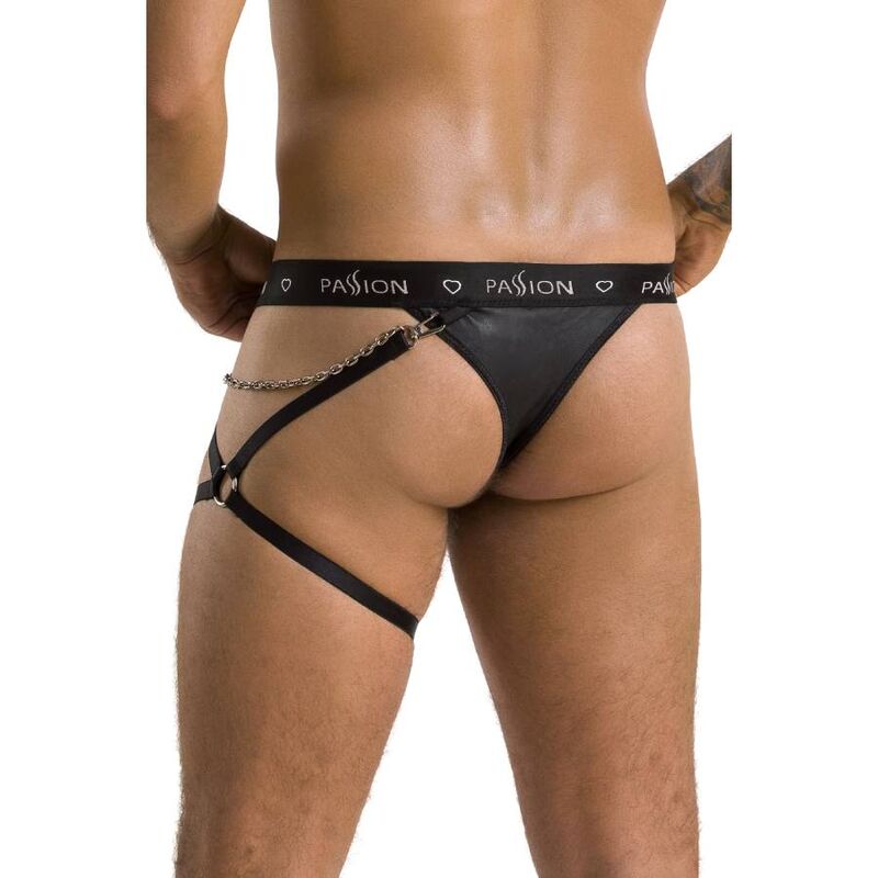 PASSION - 058 TANGA BILL NEGRO S/M - Imagen 5
