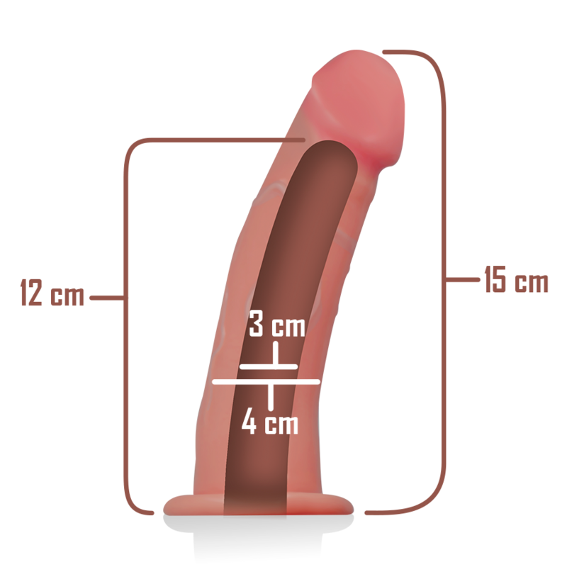 INTENSE - ARNÉS HUECO CON DILDO 16 X 3 CM - Imagen 5