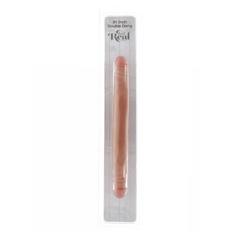 GET REAL - DOBLE DONG 35 CM NATURAL - Imagen 2