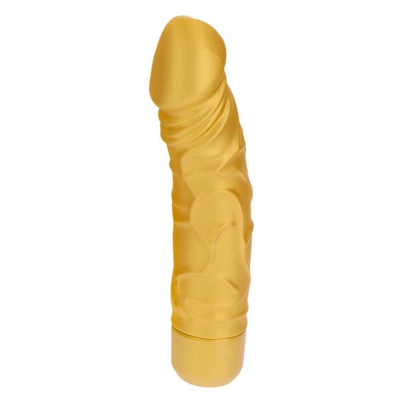 GET REAL - GOLD DICKER ORIGINAL VIBRADOR DORADO - Imagen 5