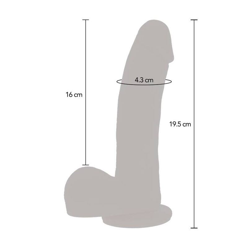 GET REAL - DILDO EMPUJE MAGNÉTICO PULSANTE NATURAL - Imagen 6
