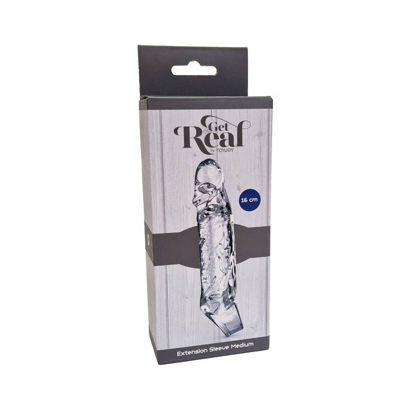 GET REAL - EXTENSIÓN MEDIO 16 CM TRANSPARENTE - Imagen 2