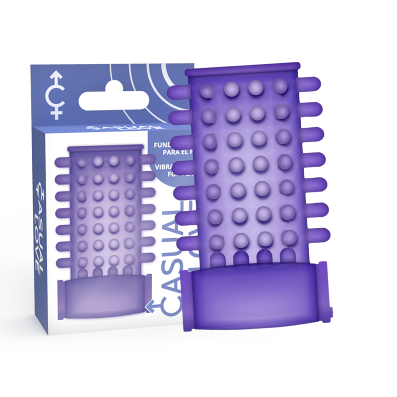 CASUAL LOVE - RING FUNDA PENE VIBRADOR LILA - Imagen 4