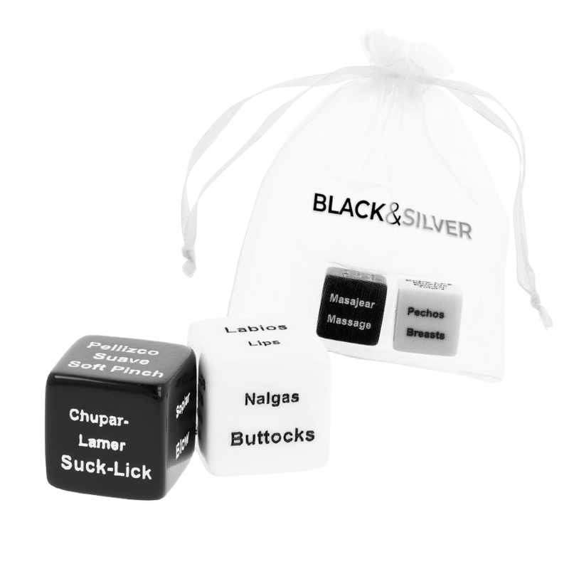 BLACK&SILVER - DADOS PARA PAREJAS ES/EN - Imagen 2