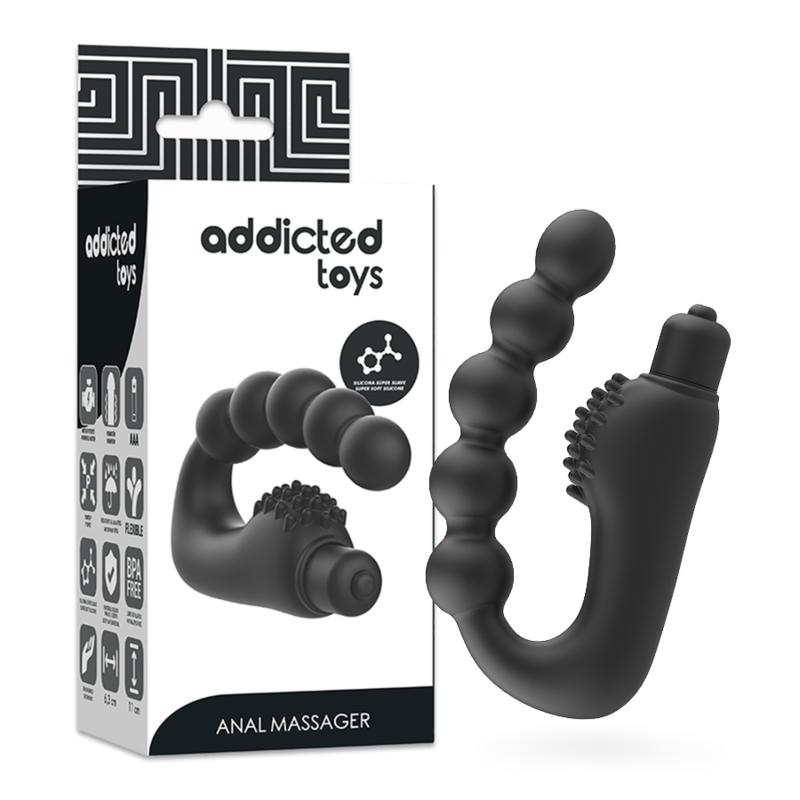 ADDICTED TOYS - MASAJEADOR ANAL PROSTÁTICO CON VIBRACIÓN - Imagen 6