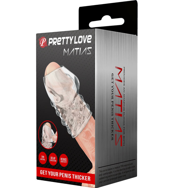 PRETTY LOVE - MATIAS ENGROSADOR PENE TRANSPARENTE - Imagen 7