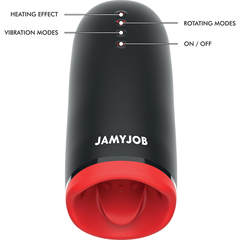 JAMYJOB - SPIN-X MASTURBADOR CON ROTACIÓN Y FUNCIÓN CALOR - Imagen 6