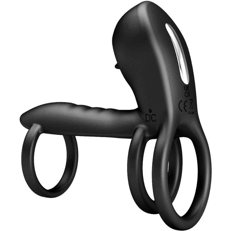 PRETTY LOVE - JAMMY FUNDA DE PENE 12 VIBRACIONES CON LENGUA RECARGABLE SILICONA - Imagen 5