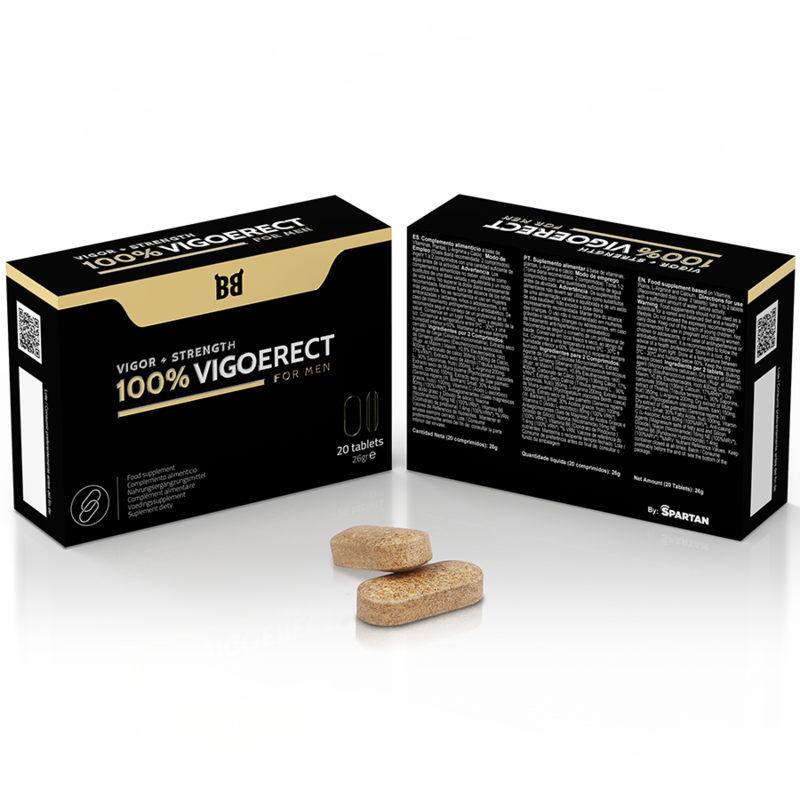 BLACK BULL - 100% VIGOERECT POTENCIADOR PARA HOMBRE 20 CÁPSULAS - Imagen 2