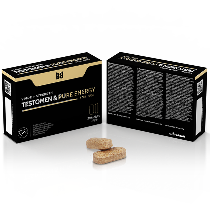 BLACK BULL - TESTOMEN & PURE ENERGY POTENCIADOR PARA HOMBRE 20 CÁPSULAS - Imagen 2