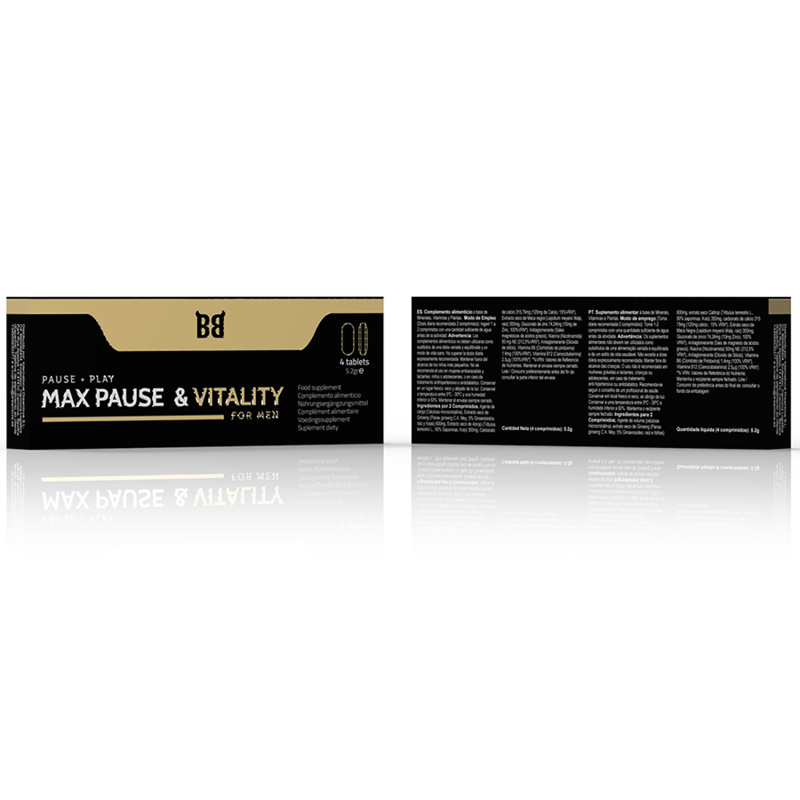 BLACK BULL - MAX PAUSE & VITALITY RETARDANTE PARA HOMBRE 4 CÁPSULAS - Imagen 2