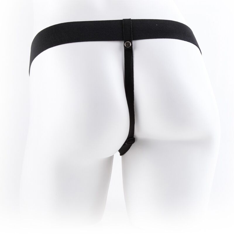 FETISH FANTASY SERIES - ARNÉS AJUSTABLE CONTROL REMOTO PENE REALÍSTICO CON TESTÍCULOS 23 CM - Imagen 4