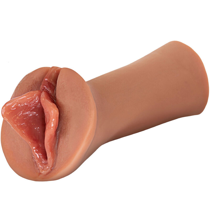 FETISH FANTASY EXTREME - MASTURBADOR MASCULINO SILICONA LUSCIOUS LIPS CARAMELO - Imagen 4