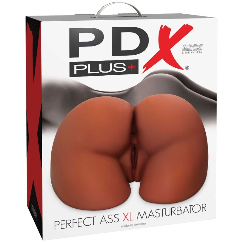 PDX PLUS - MASTURBADOR PERFECT ASS XL DOBLE ENTRADA MARRON - Imagen 2